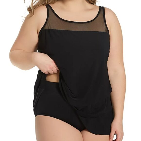 Miraclesuit Plus Size Mirage Tankini Top Size 18W - Picture 10 of 10